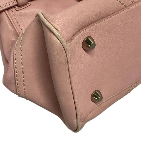 COACH Leather Carryall F08A71 Pink Leather - Handbag - Picture 6 of 10